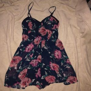 New Floral Romper with Pockets